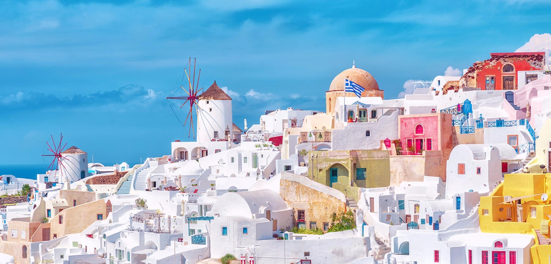 As cores de Santorini - Grécia